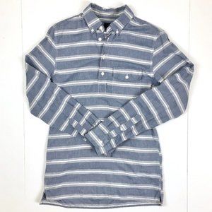 J. Crew Cotton Nautical Stripe Popover Tunic sz XS